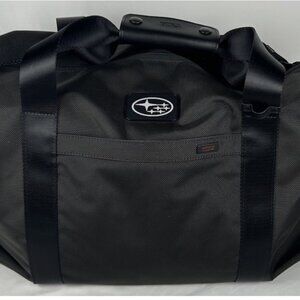 Tumi Subaru Black Travel Duffle Bag Ballistic Nylon 97218-1041 Carry On